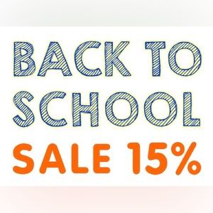 Back to School Sale! 15% everything!
$10 code off for new buyers: sunshinegirl78